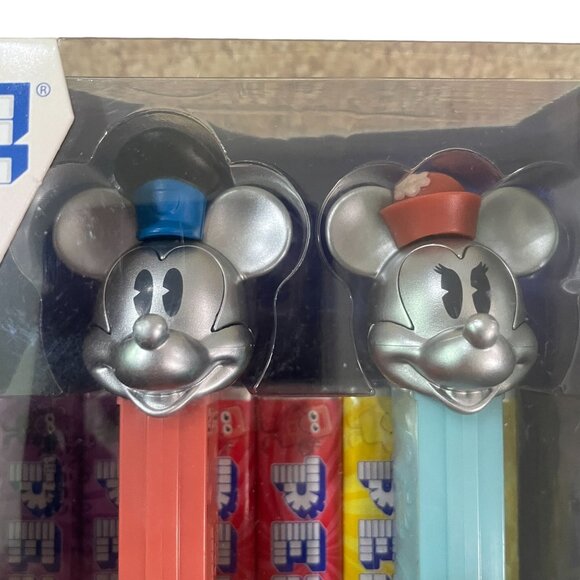 Disney 100th Anniversary PEZ Candy Dispenser Set Featuring Mickey & Minnie - Picture 2 of 4